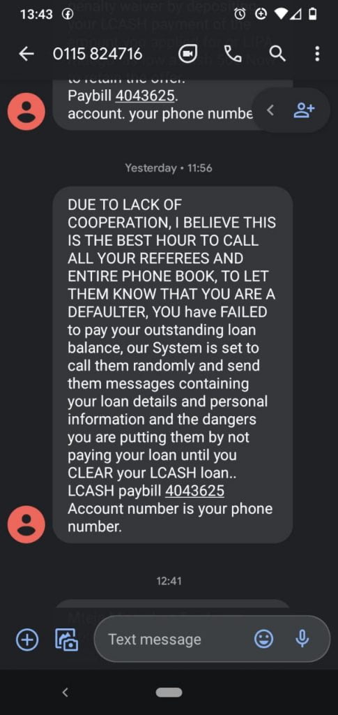 loan messages 4