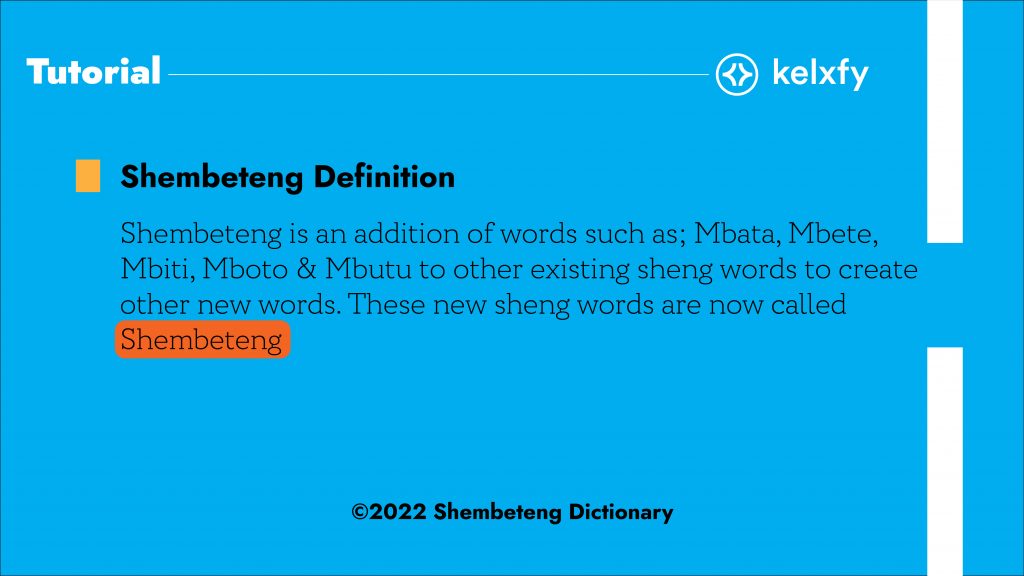 The Complete Guide to learning Shembeteng language 2022