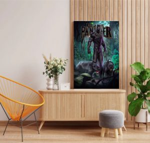 black panther picture frame