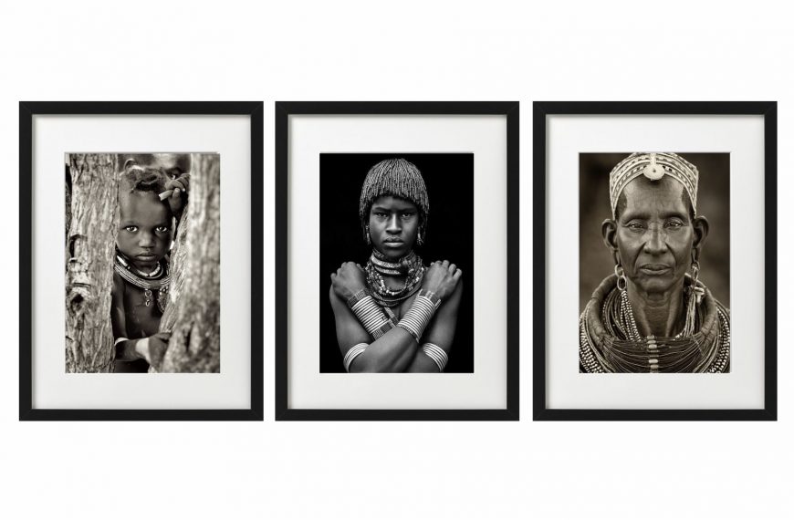 African picture frames