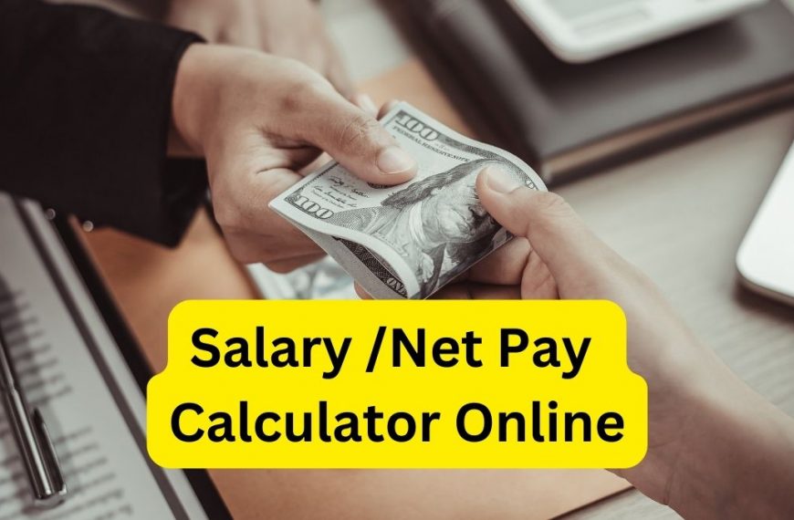 Salary calculator, net pay calculator