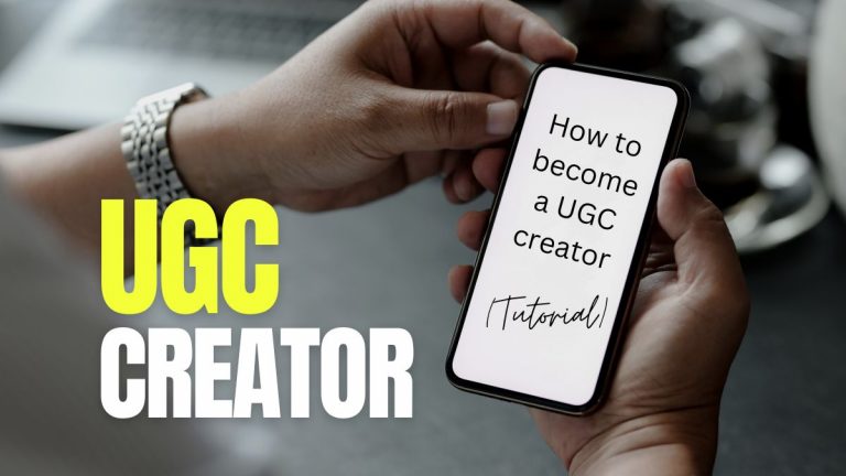 How to become a UGC creator in 2023