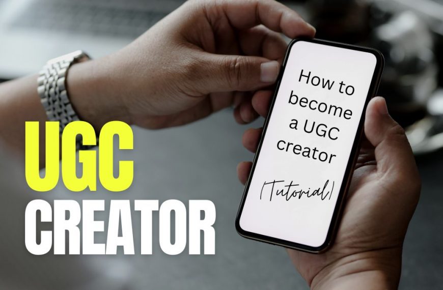 How to become a UGC creator