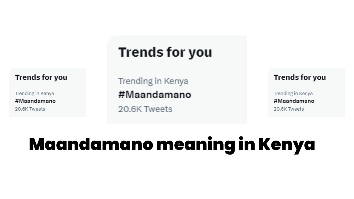 Maandamano meaning in Kenya 1 Maandamano meaning in Kenya
