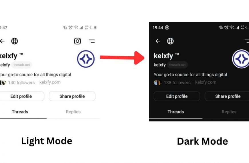 How to enable dark mode in threads