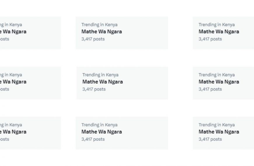 Why Mathe wa Ngara is trending, meaning & Story