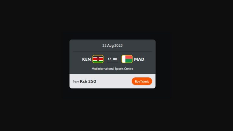 Mookh now Up For CHAN 2024 Tickets Kenya vs. Madagascar