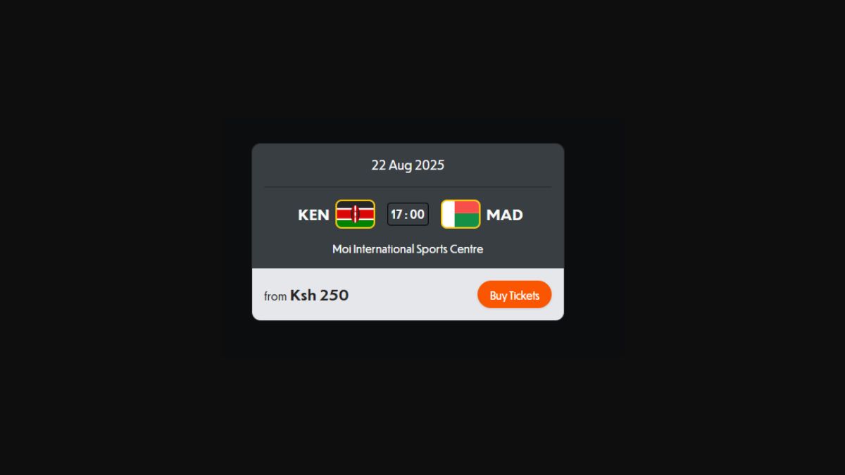 Mookh now Up For CHAN 2024 Tickets Kenya vs. Madagascar
